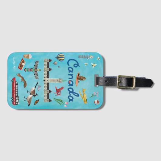 Ottawa Canada Summer Greetings  ラゲッジタグ (正面横)