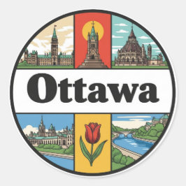 Ottawa Canada Travel ラウンドシール