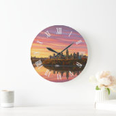 Ottawa Canada Travel ラージ壁時計 (ホーム)