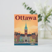 Ottawa Clock Tower ByWard Market ポストカード (スタンド正面)
