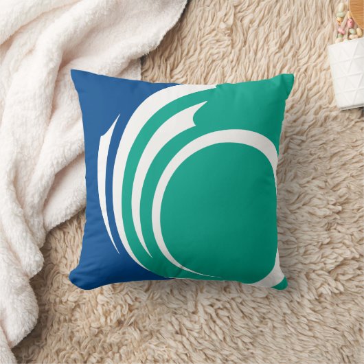 Ottawa FLag on MoJo Pillow クッション (ブランケット)