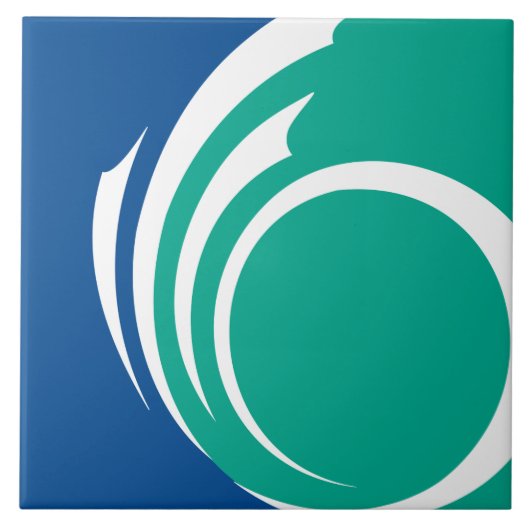 Ottawa Flag on Tile タイル (正面)