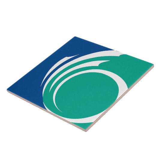 Ottawa Flag on Tile タイル (側面)