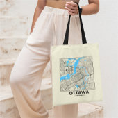 Ottawa, Ontario City Map Tote Bag トートバッグ