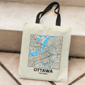 Ottawa, Ontario City Map Tote Bag トートバッグ