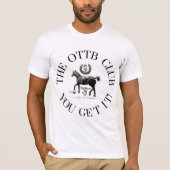 OTTBクラブの群れのリーダーTシャツ Tシャツ (正面)