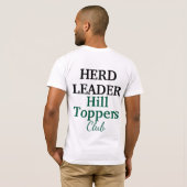 OTTBクラブの群れのリーダーTシャツ Tシャツ (裏面フル)