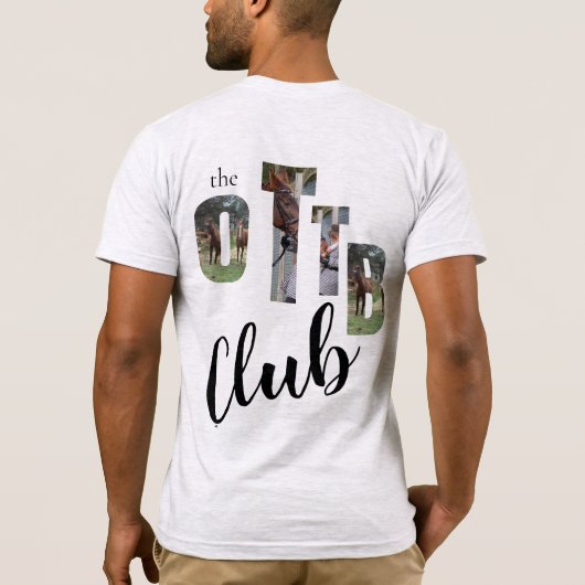OTTBクラブ Tシャツ (裏面)