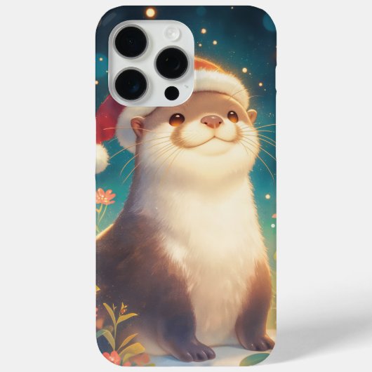 Otterからのシーズンの挨拶 Case-Mate iPhoneケース (裏面)
