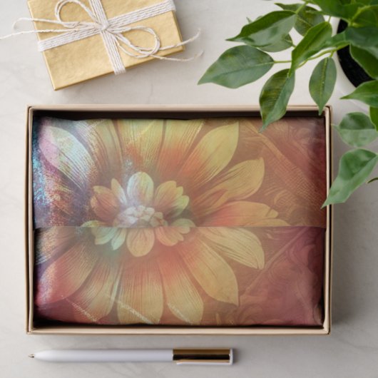 Otterフローラティール(緑がかった色)オレンジオータズデクページ 薄葉紙 (ギフト)