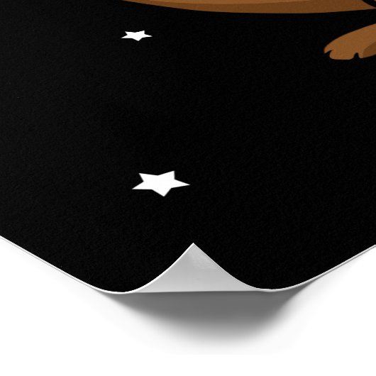 Otter宇宙飛行士ギフトキッズオッターギフト宇宙オッター ポスター (角)