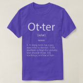 Otter定義おもしろいかわいいゲイ男GagギフトL Tシャツ (デザイン正面)