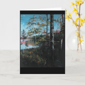 otter湖シリーズ#2 カード (黄色い花)