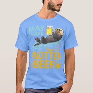 Otter おもしろい Beeを持っている方が好きな方にビール Tシャツ