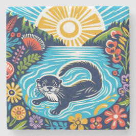 Otter ストーンコースター