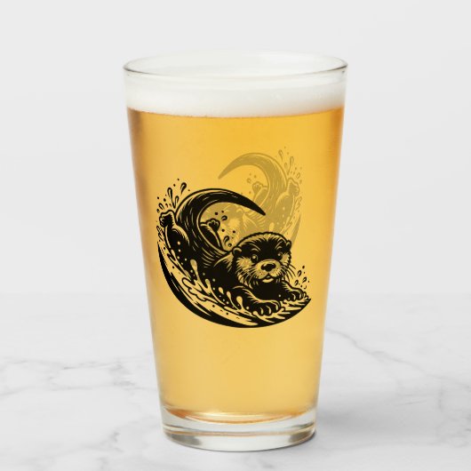 Otter タンブラーグラス (ドリンク正面)