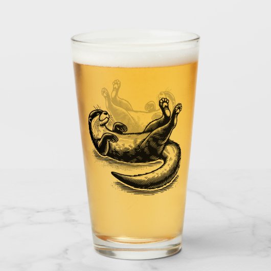 Otter タンブラーグラス (ドリンク正面)