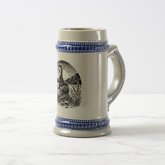 Otter ビールジョッキ (正面右)