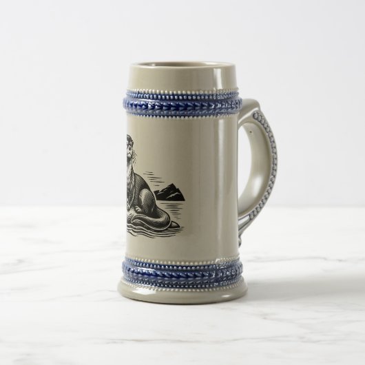 Otter ビールジョッキ (正面右)