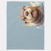 Otter  フリースブランケット (正面)