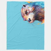 Otter  フリースブランケット (正面)