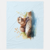 Otter  フリースブランケット (正面)