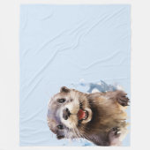 Otter  フリースブランケット (正面)