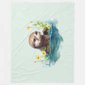Otter  フリースブランケット (正面)
