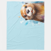 Otter  フリースブランケット (正面)