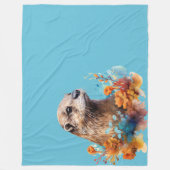 Otter フリースブランケット (正面)