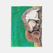 Otter 最高の Friends絵画の フリースブランケット (正面)