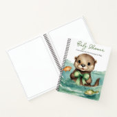 Otter 男女兼用 Baby Showerゲストギフトリスト ノートブック (内部)