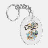 Otter 841サーフィンOtter 841 California Surf Board キーホルダー (正面左)