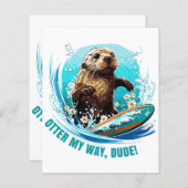 Otter 841サーフィンOtter Sheサーフボードオッテを盗む (正面/裏面)