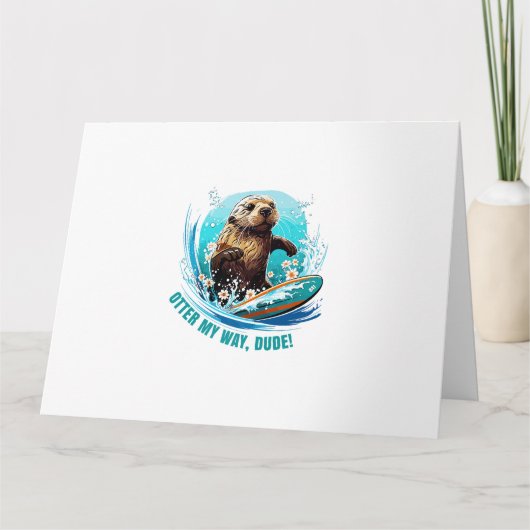 Otter 841サーフィンOtter Sheサーフボードオッテを盗む カード (正面)