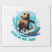 Otter 841サーフィンOtter Sheサーフボードオッテを盗む ラッピングペーパー (フラット)