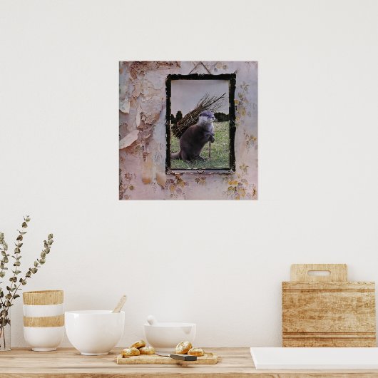 Otter Album Cover Parody ポスター (キッチン)