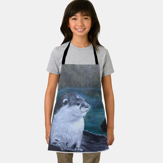 Otter All-Over Print Apron エプロン (インサイチュ)