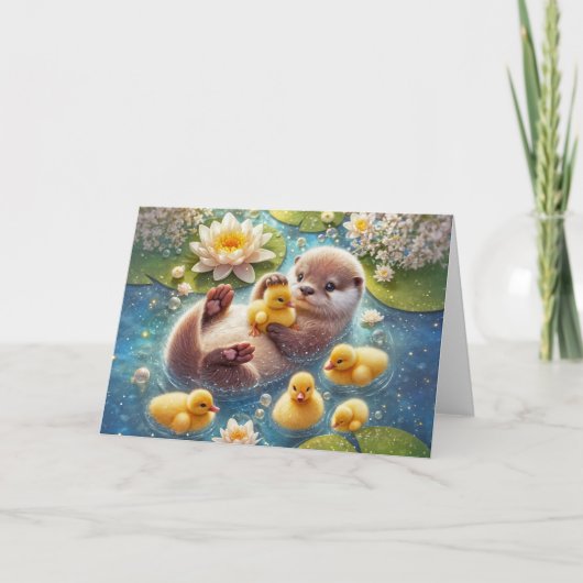 Otter and Friends カード (正面)