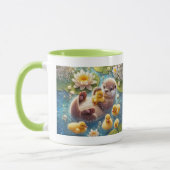 Otter and Friends Mug マグカップ (左)