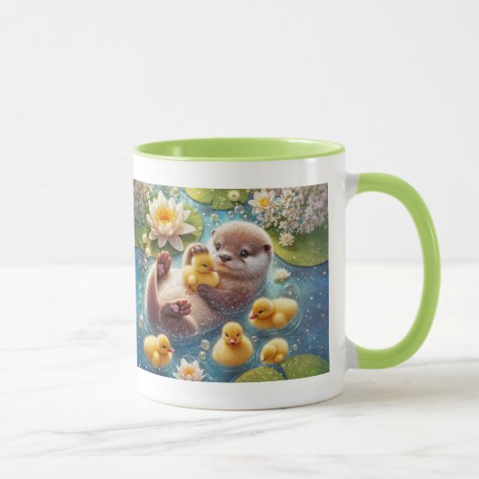 Otter and Friends Mug マグカップ (右)