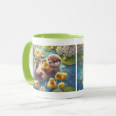 Otter and Friends Mug マグカップ (正面左)