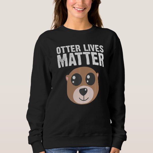 Otter Animal For Men Women Sea Otter Mammals スウェットシャツ (正面)