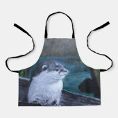 Otter apron for child エプロン (正面)