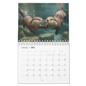 Otter Calendar 2026 カレンダー (1月 2026)