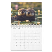 Otter Calendar 2026 カレンダー (3月 2026)