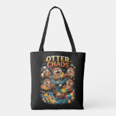 Otter Chaos トートバッグ (裏面)