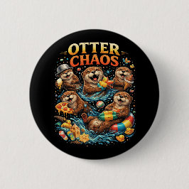 Otter Chaos 缶バッジ