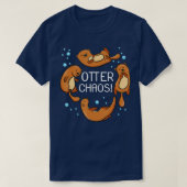 Otter Chaos For Kids Cute Sleeping Pajama  Tシャツ (デザイン正面)