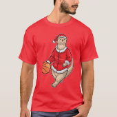 Otter Christmas Basketball Tシャツ (正面)